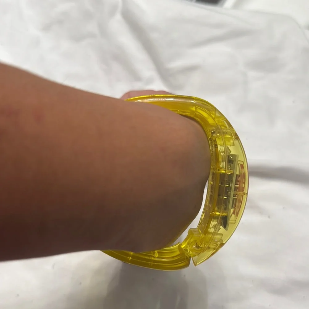 Yellow LED Wearable Wristband